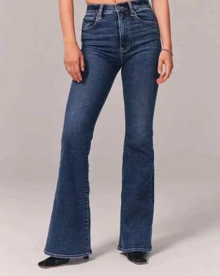 High Waist Flared Jeans