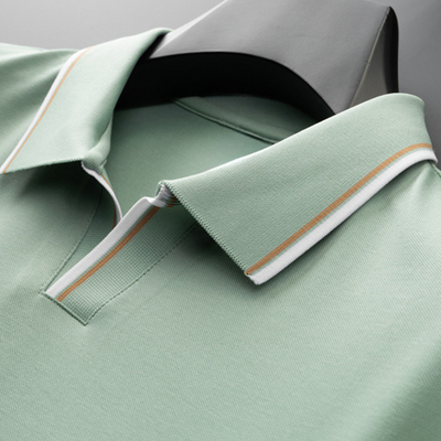 Silk Buttonless Porto Polo