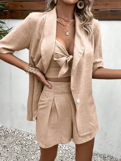 CAMI- Top Blazer Set