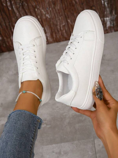 Autumn Soft White Sneakers