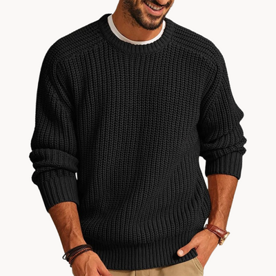 JOSEVA™ | Textured Waffle Knit Sweater