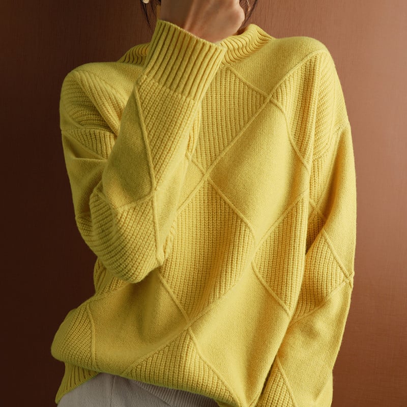 Mara™ - Comfortable soft turtleneck sweater