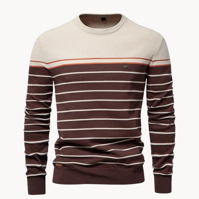 Coastal Stripe Cotton Sweater