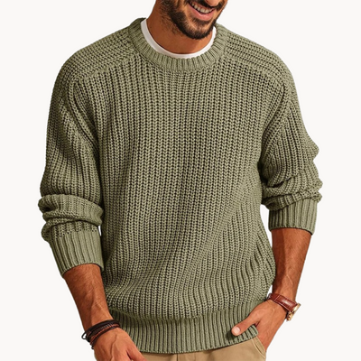 JOSEVA™ | Textured Waffle Knit Sweater