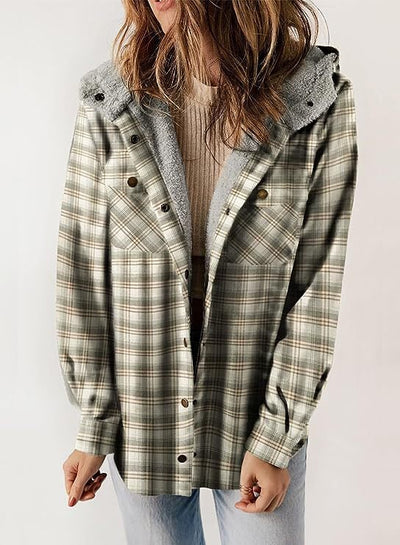 Buckle Wool Hooded Jacket