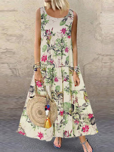 SERENA™ | BOHO BLOOM FLORAL DRESS