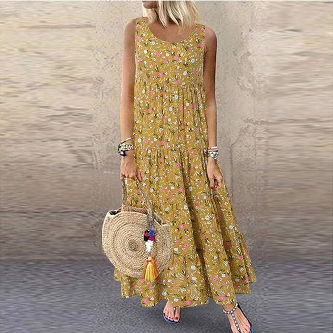 SERENA™ | BOHO BLOOM FLORAL DRESS