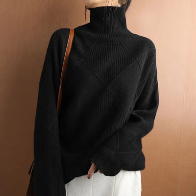 Mara™ - Comfortable soft turtleneck sweater