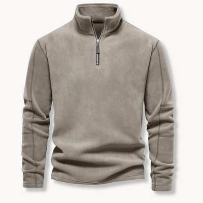 GEORVAN™ | Quarter-Zip Fleece Sweater