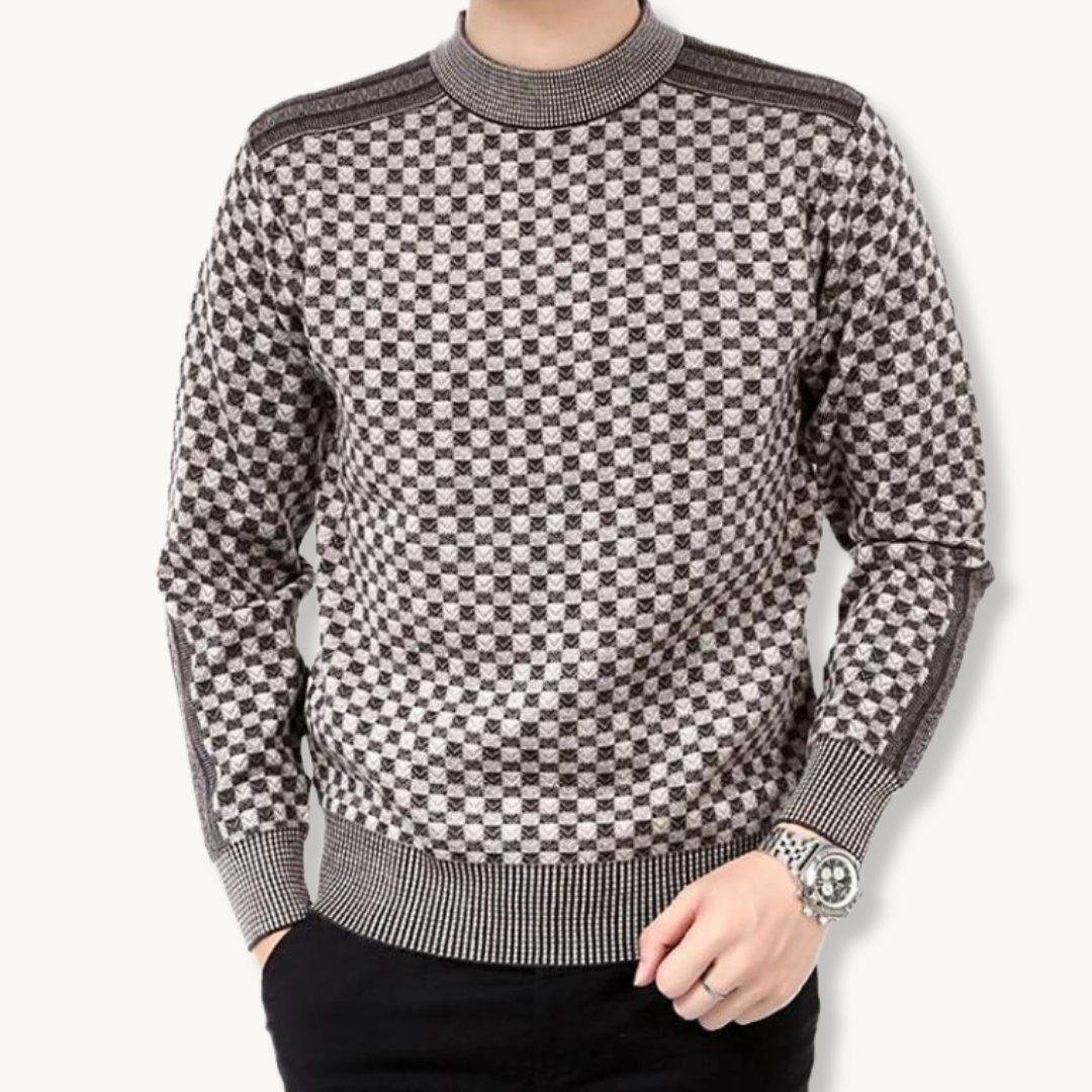 Milo Geometric Sweater