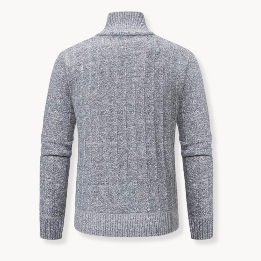 RIBVIO™ | Quarter-Zip Knit Sweater