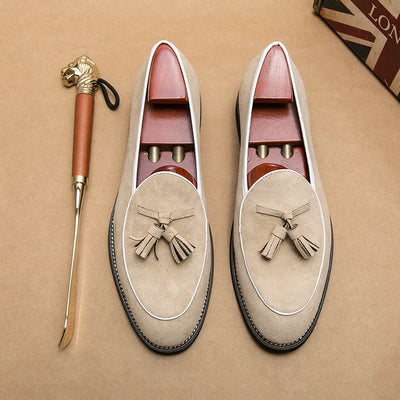 ChicTassel Suede Loafers