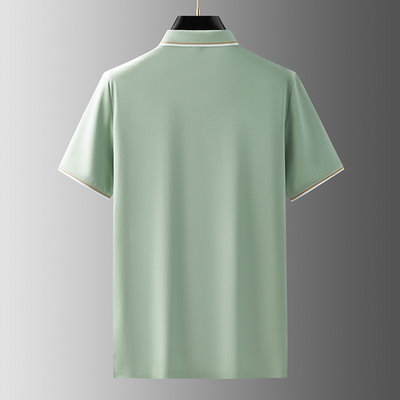 Silk Buttonless Porto Polo