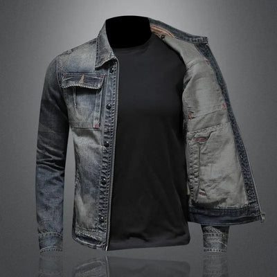 Cedric | Denim Jacket With Zipper