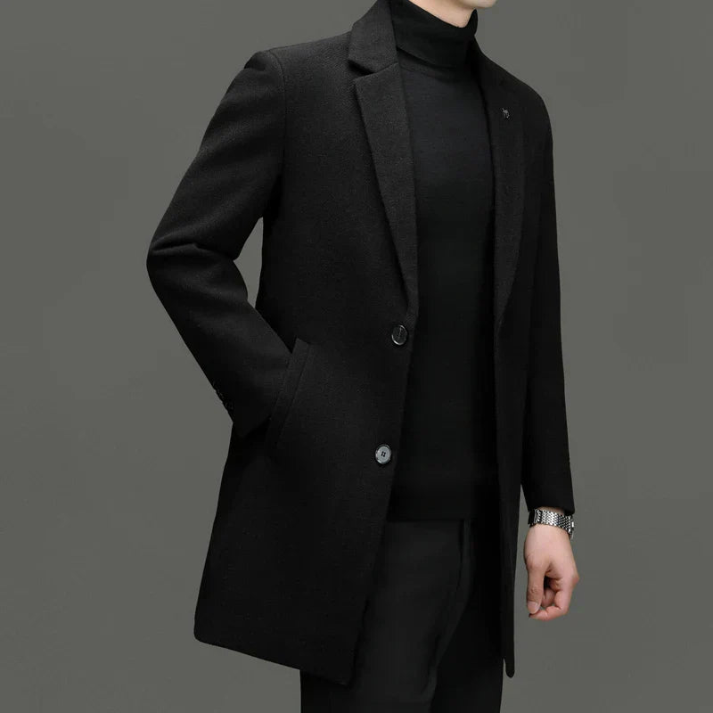 Elegant 3/4 Wool Coat