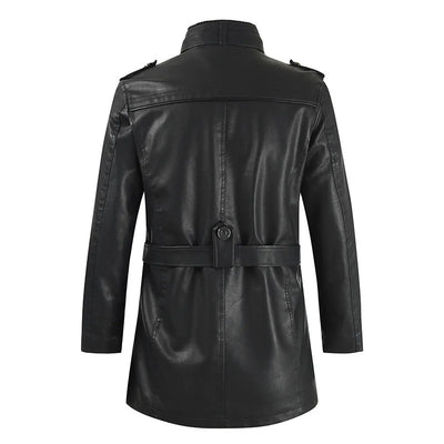 3/4 Leather Western Coat