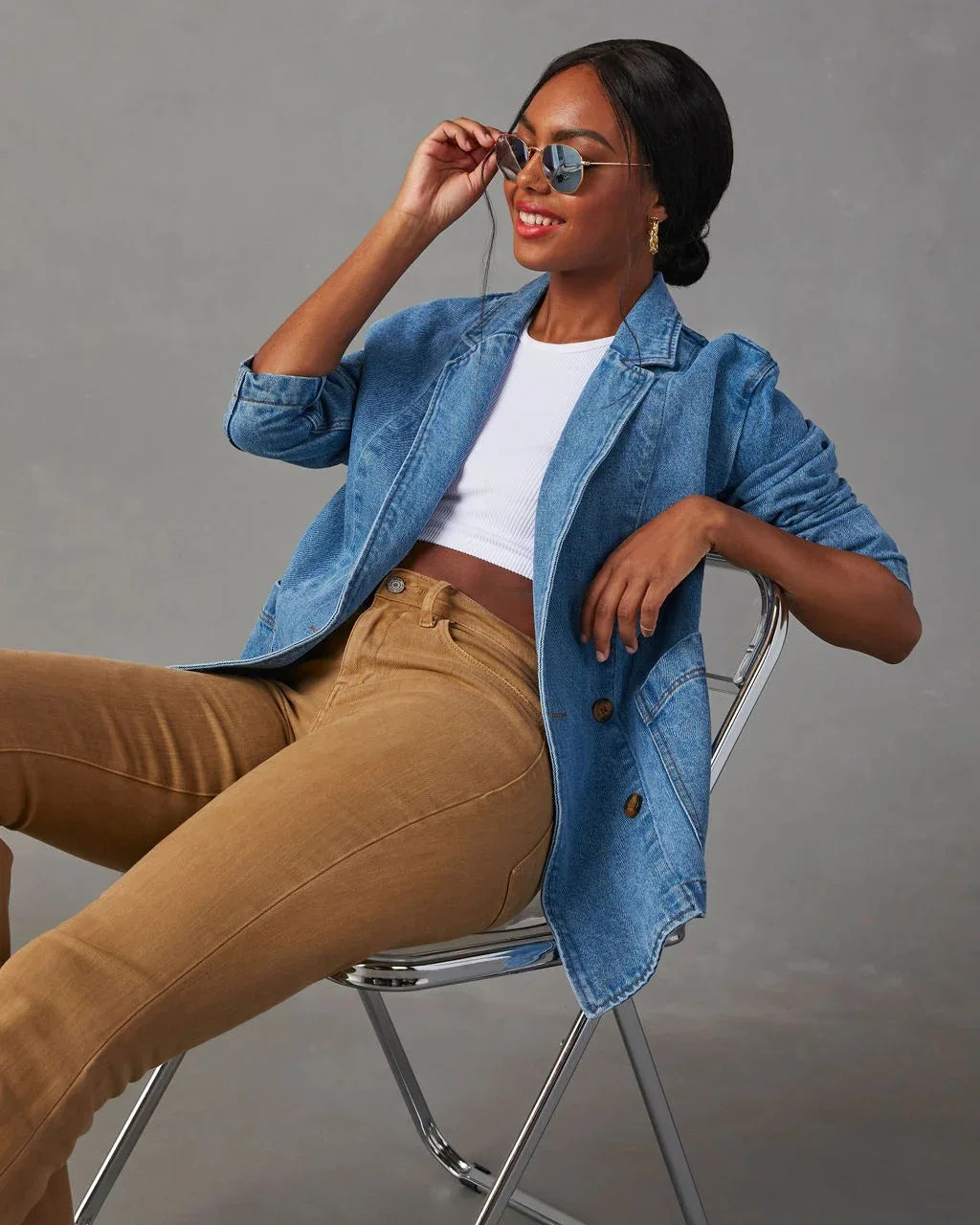 VALENA™ | CLASSIC DENIM BLAZER