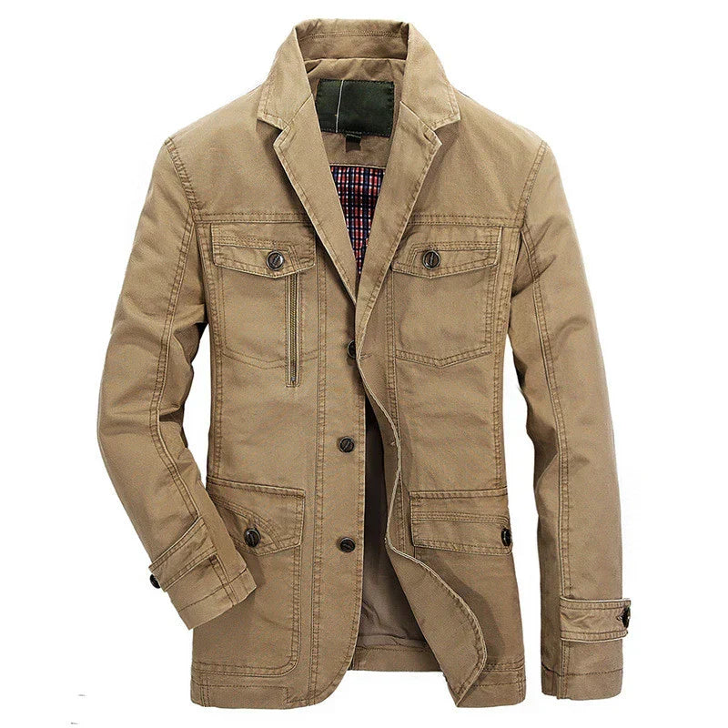 Smith Elegant Canvas Coat