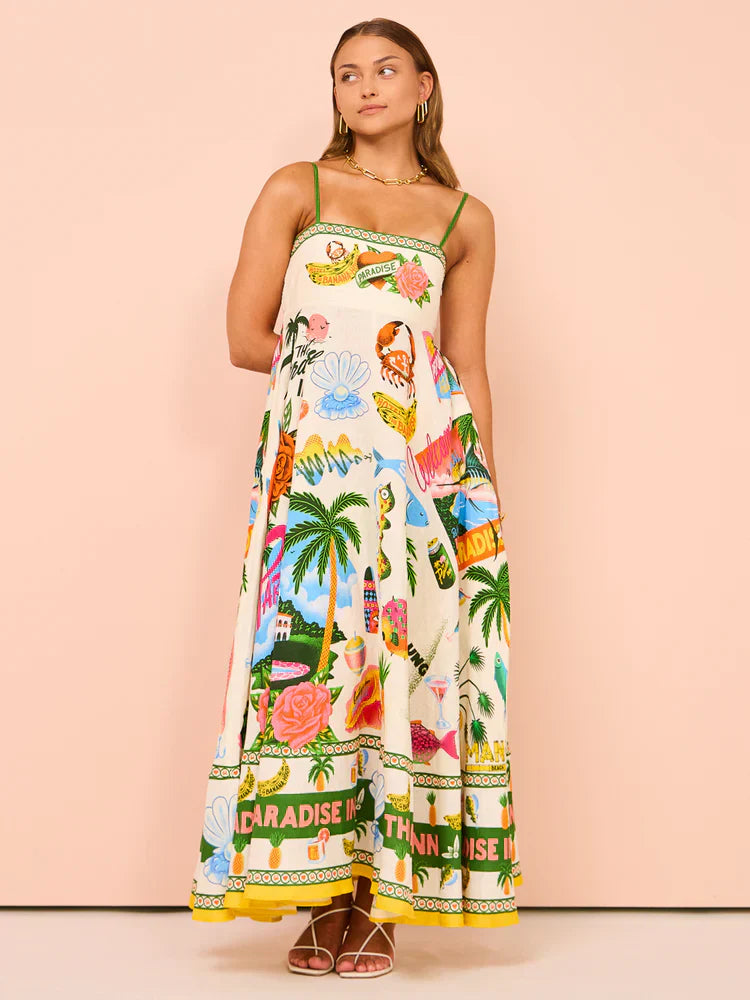 Isabella™ Paradise Inn Maxi Dress