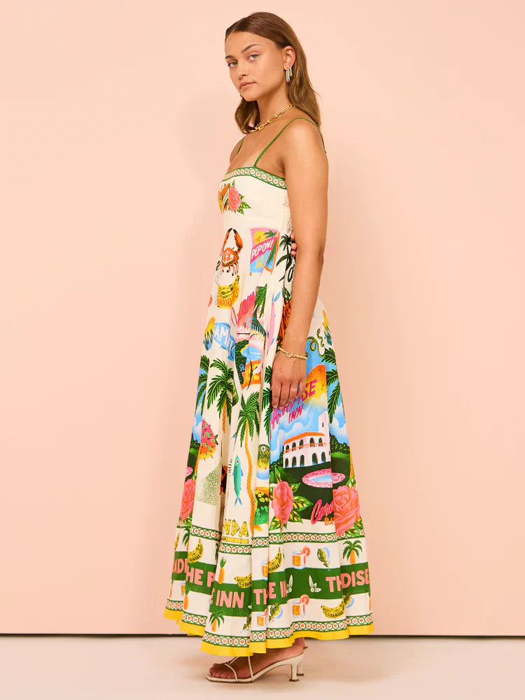 Isabella™ Paradise Inn Maxi Dress