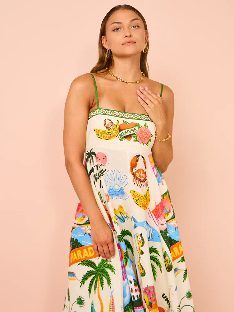 Isabella™ Paradise Inn Maxi Dress