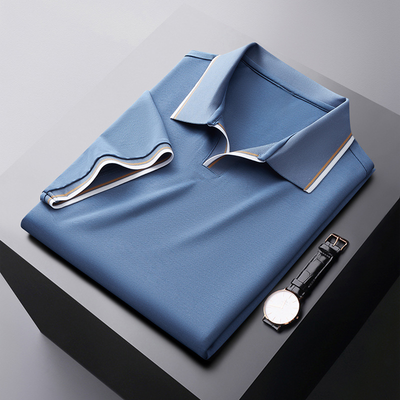 Silk Buttonless Porto Polo