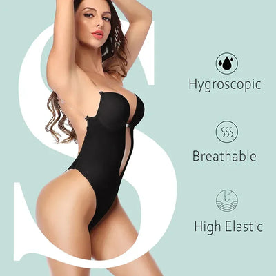 Deep V-Neck Body Shaper