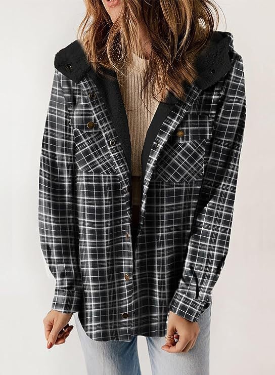 Buckle Wool Hooded Jacket