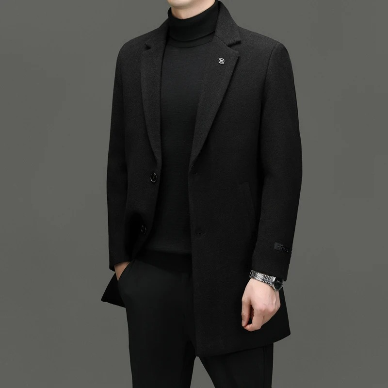 Elegant 3/4 Wool Coat