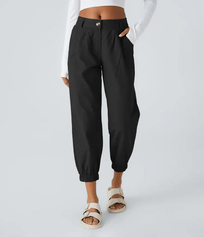 Ria-CasualComfort Zip Pocket Joggers