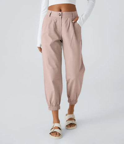 Ria-CasualComfort Zip Pocket Joggers